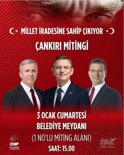 CHP’den yılın ilk mitingine çağrı: Kazanana kadar durmayacağız!