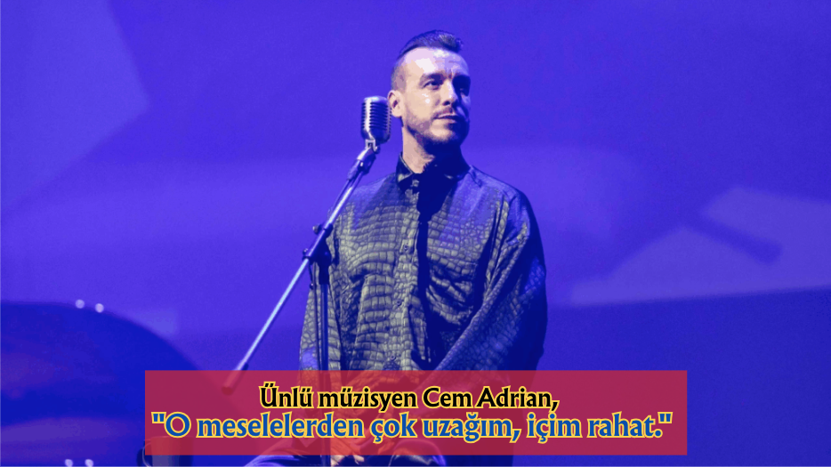 Cem Adrian’dan hakkındaki uyuşturucu kullandığı iddialara yanıt: “O meselelerden çok uzağım”