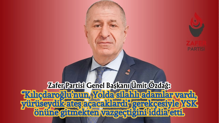 Ümit Özdağ’ın Kılıçdaroğlu Çıkışı, CHP’deki “Değişim ve Cesaret” Döneminin Haklılığını Bir Kez Daha Ortaya Koydu