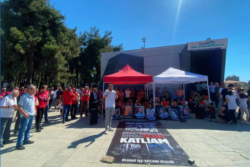 Dilovası için adalet nöbeti. Aslı Odman: “Bu Ölümler Buzdağının Sadece Görünen Kısmı”