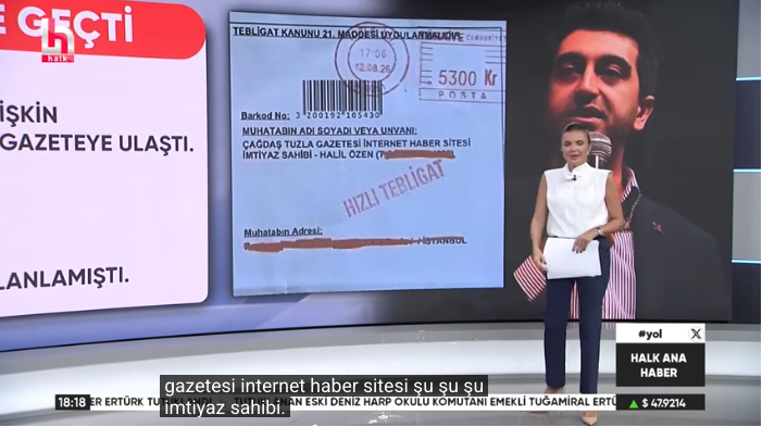 “Hızlı Tebligat’tan da hızlı başkan Eren Ali Bingöl!” Halk Tv.’de izleyin!