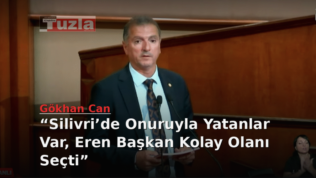 CHP’li Gökhan Can İBB Meclisi’nde İsyan Etti: “84 Bin Tuzlalı İradesine Hançer Saplandı!”