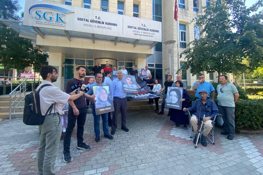 Dilovası’nda ailelerin adalet mücadelesi sürüyor: “Tüm sorumlular yargılansın”